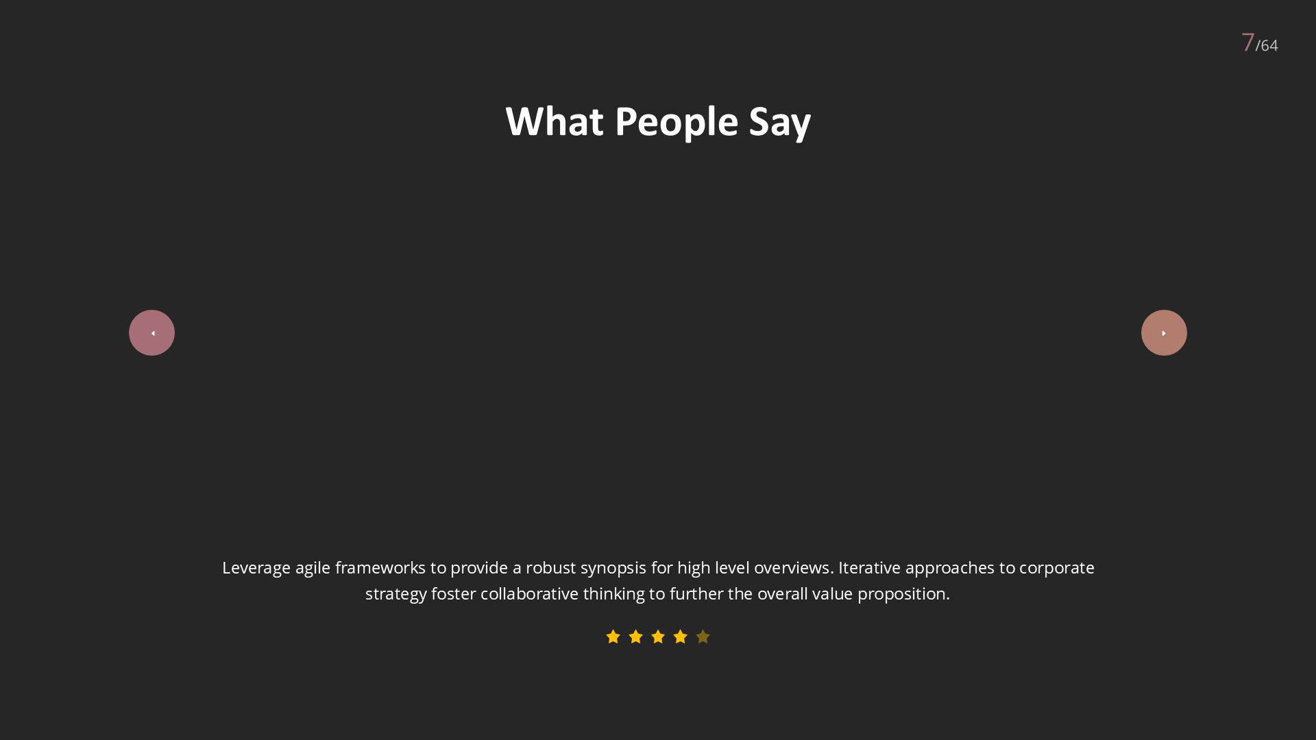 Marketic Dark slide 7